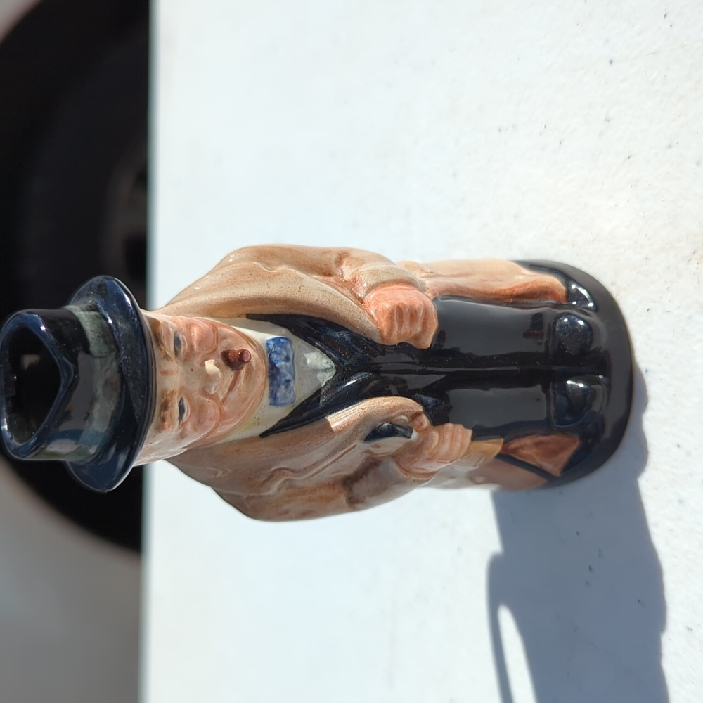 Royal Doulton Winston Churchill Character Toby Jug/ creamer 4 " tall.
